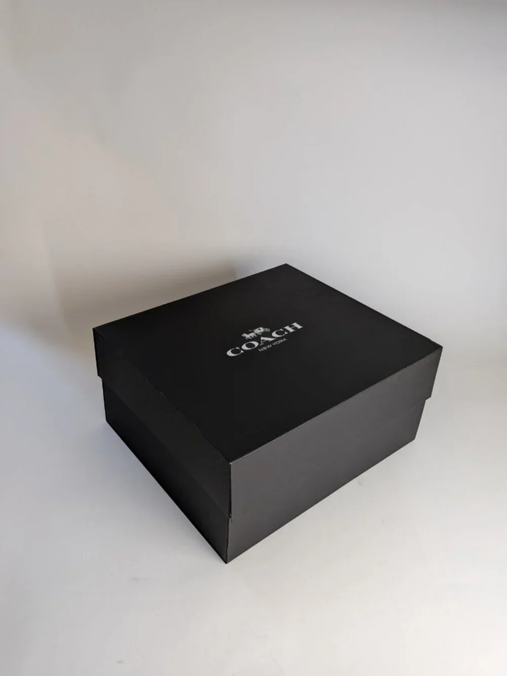 Rare Extra Deep Coach Gift Box | Deep Rigid Storage Box w/ Tissue, Sticker & Ri